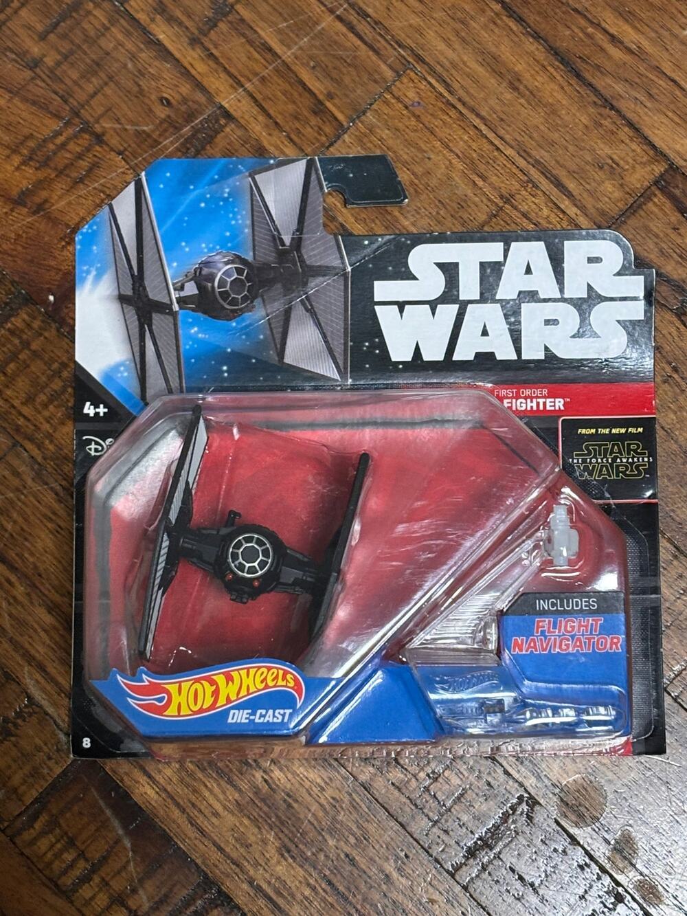 Disney Hot Wheels Mattel Star Wars Flight Navigator 2015 First Order Tie Fighter - Picture 1 of 2